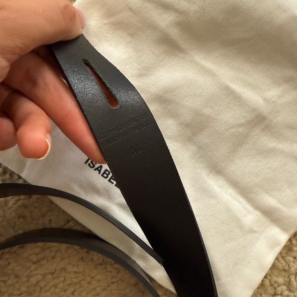 Isabel Marant, Lecce Leather Wrap Belt, Width, 1.25" - Picture 7 of 9